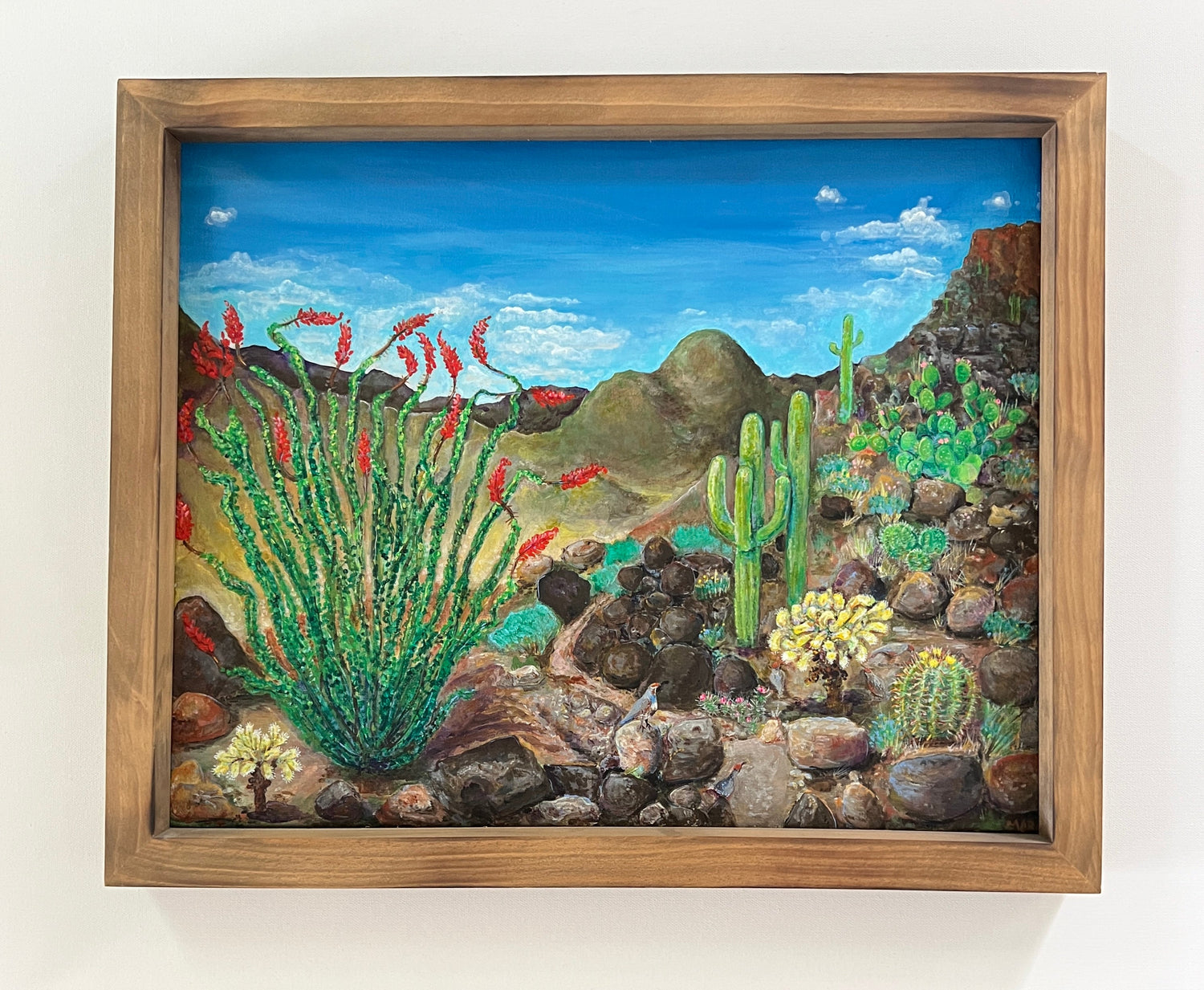 Desert in Bloom original painting by Mara Carney