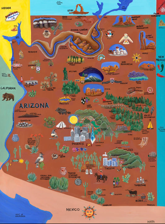 Mara's Arizona 18" x 24" fine art matte print